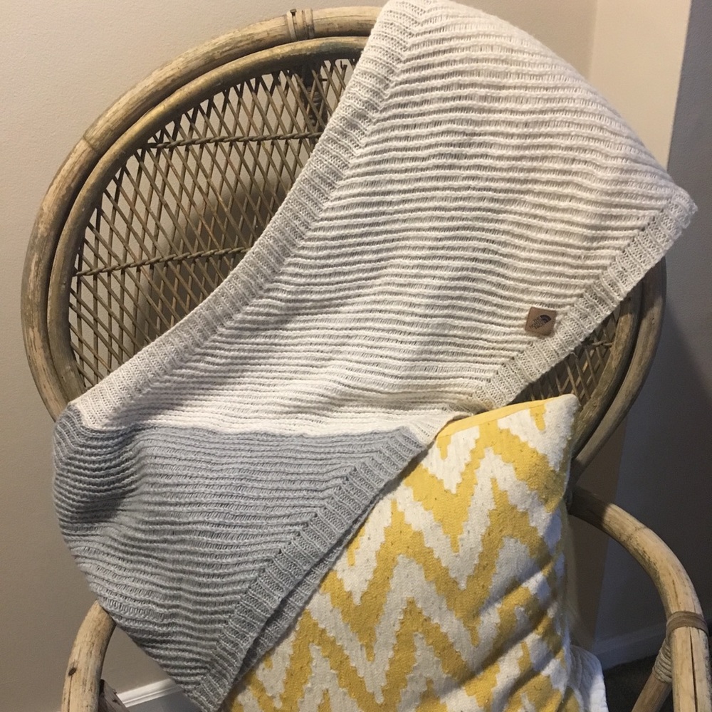 Two-toned North Face infinity scarf